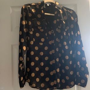 Polka dot portifino blouse